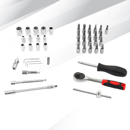 DAFUSHOP Kit 46 Chave Catraca Jogo De Soquetes Allen Torx Ferramentas